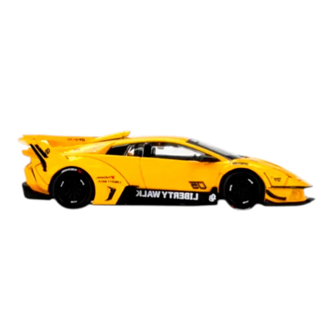 MINI GT 1:64 Lamborghini LB-Silhouette WORKS Murciélago GT EVO – Yellow | Premium Diecast Model Car