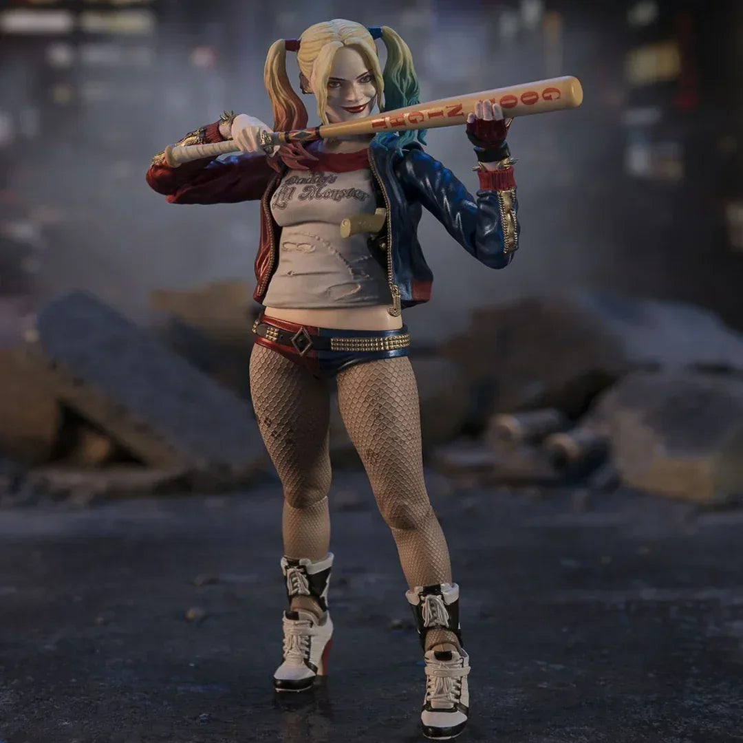 Harley Quinn Action Figure – Suicide Squad Collectible Figure with Accessories