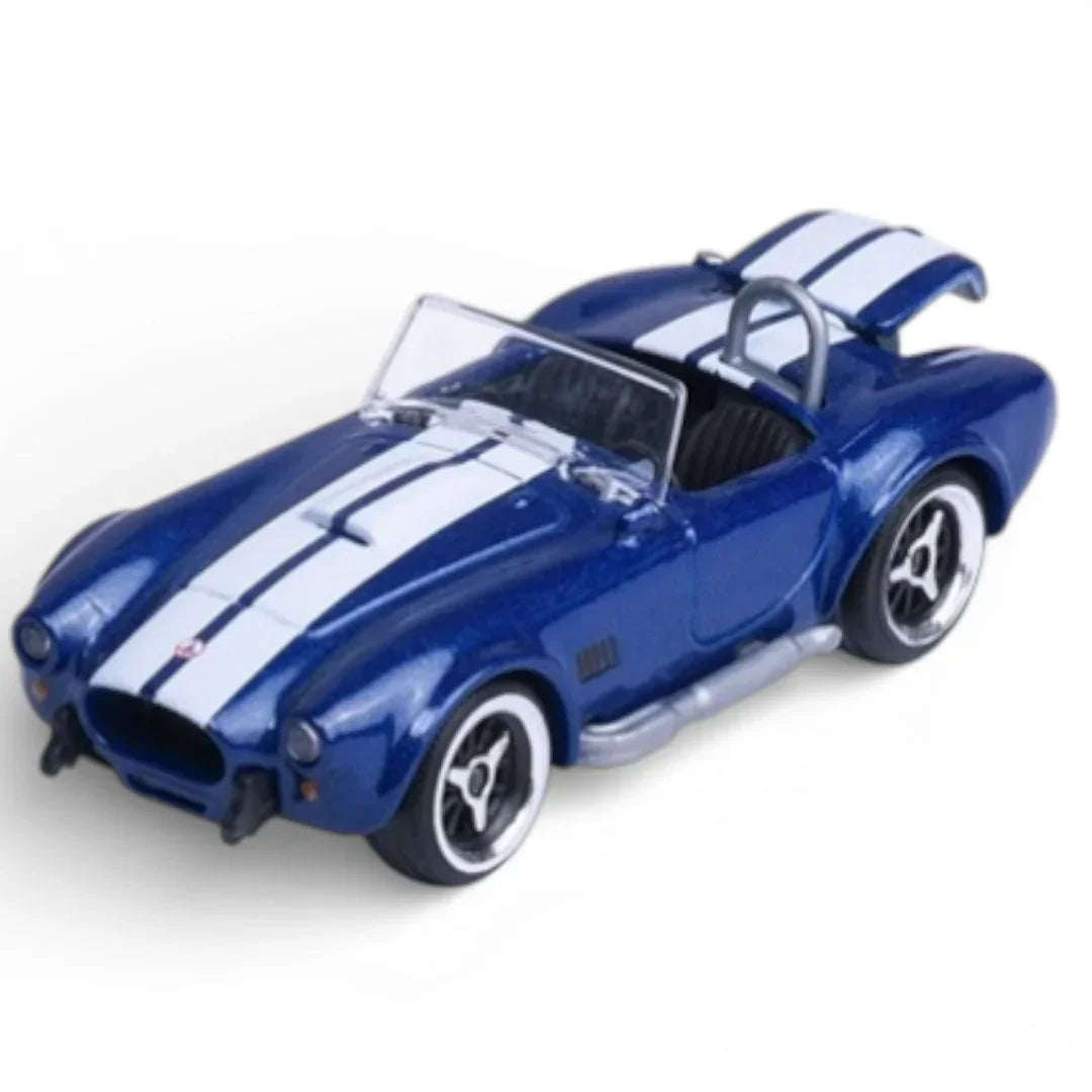 Majorette Shelby Cobra Vintage 1:64 Die-Cast Car with Moving Parts | Metal Body Collectible | 3+ Years