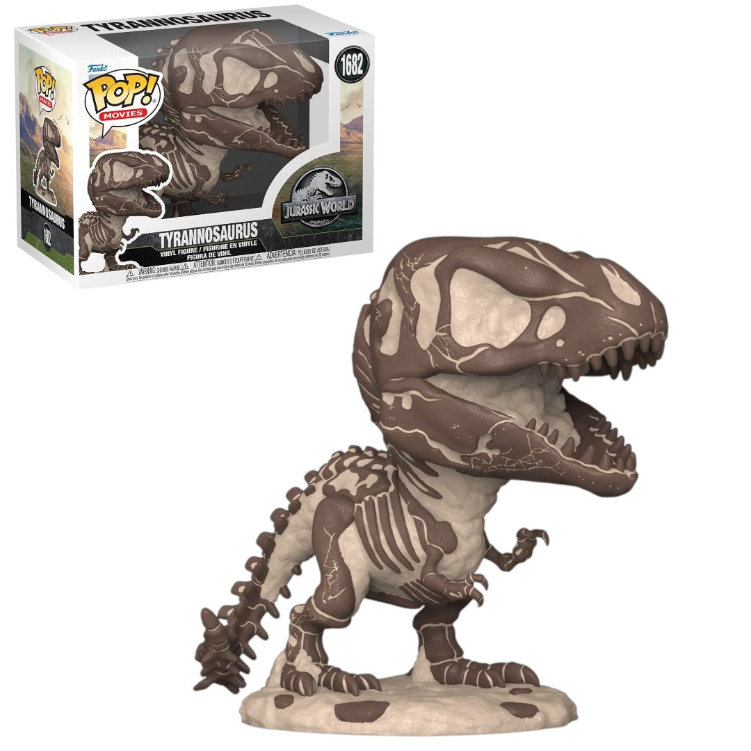 Funko Pop Movies Jurassic World Tyrannosaurus #1682 Vinyl Figure – Jurassic World Dinosaur Collectible with Window Display Box
