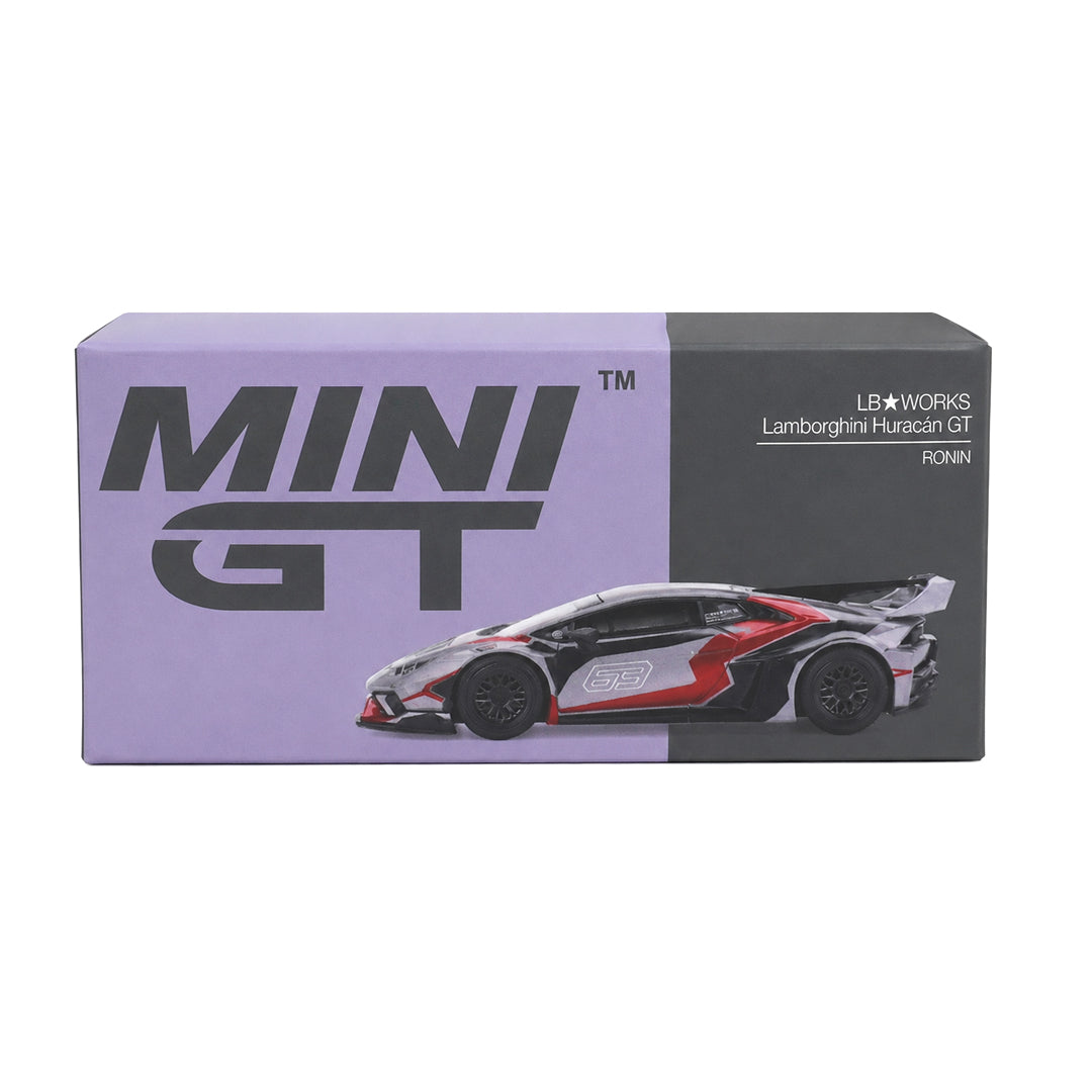 Mini GT 1:64 LB★WORKS Lamborghini Huracán GT Ronin Die-Cast Model Car | Premium Liberty Walk Collectible