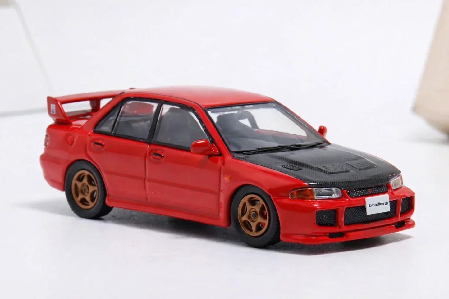 MyModelCollect 1995 Mitsubishi Lancer Evolution – Red | 1:64 Scale Diecast Model Car