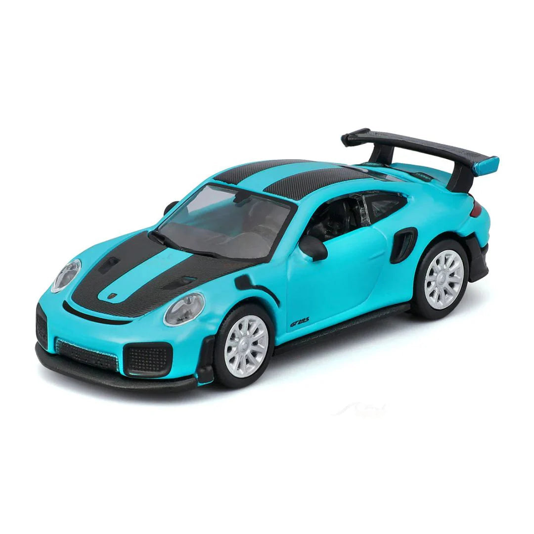 Bburago Porsche 911 GT2 RS 1:64 Diecast Model Car – Collector Display Car with Case | Bburago Diecast Collection