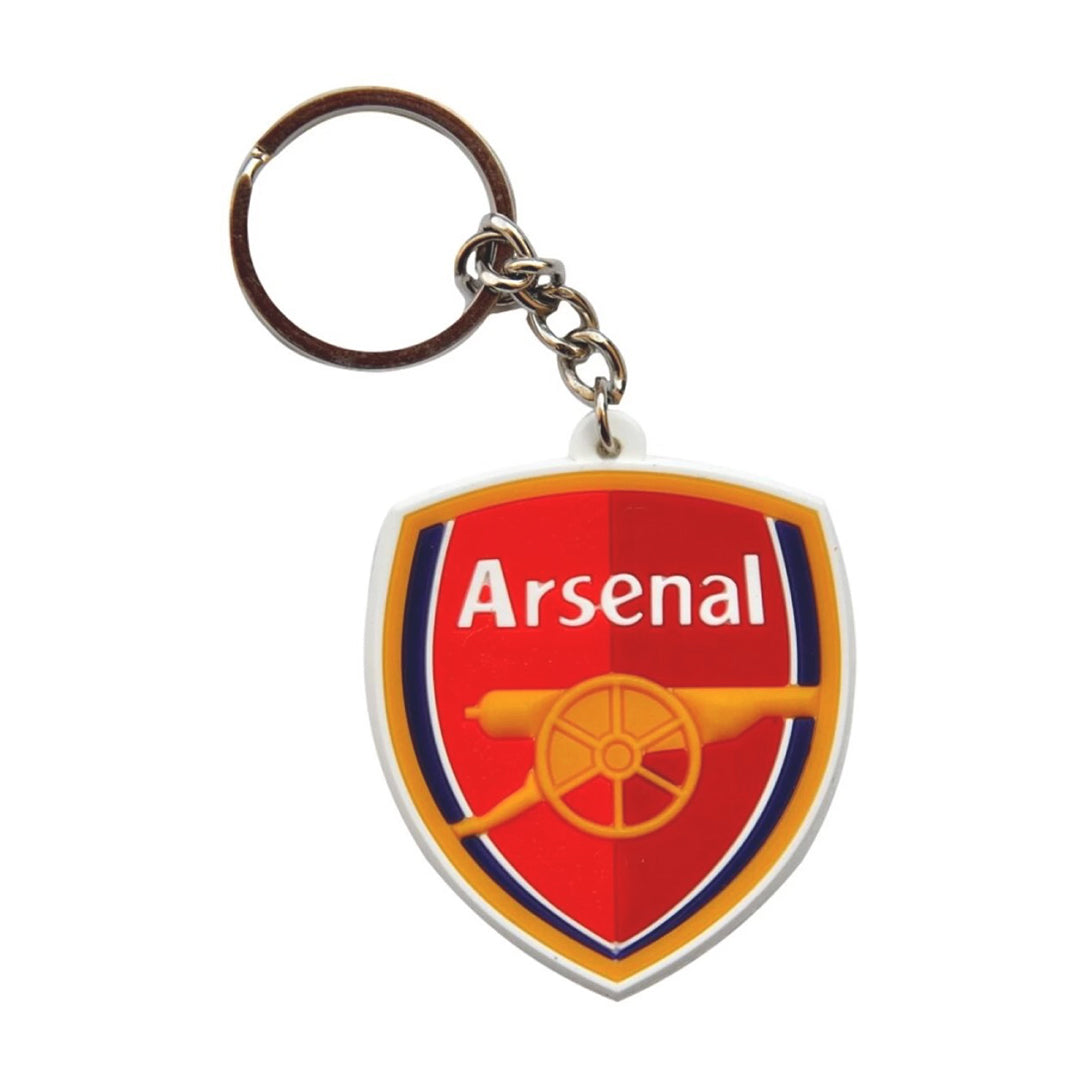 Arsenal F.C. Logo Rubber Keychain – Football Club Keyring for Fans