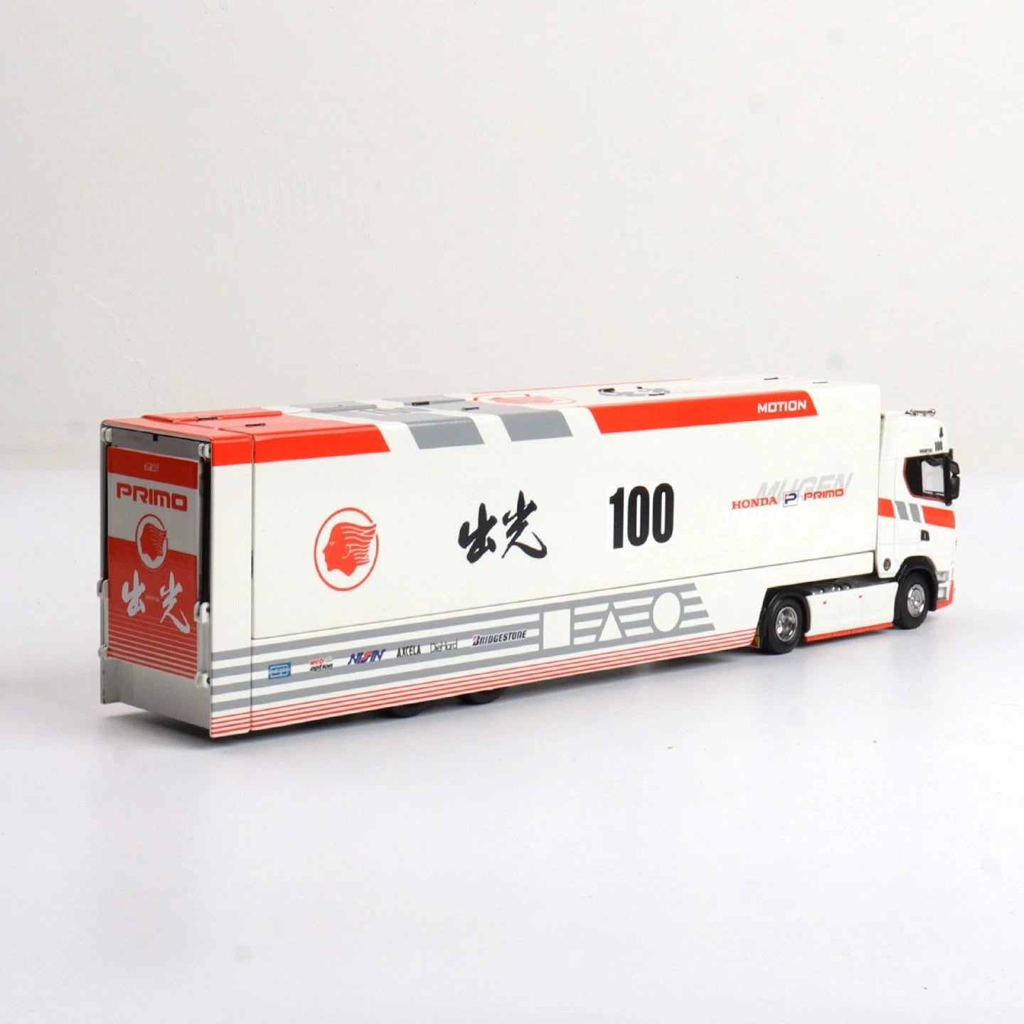 Maxwell 1:64 Scania S730 V8 Idemitsu Transport Truck Diecast Model | Premium Car Carrier Trailer Collectible