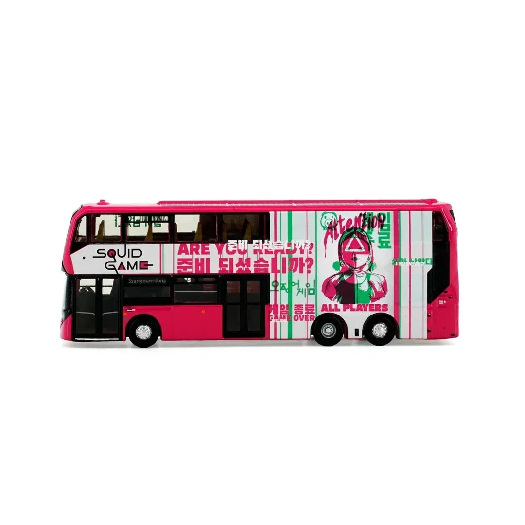 Tiny City 1:110 Enviro 500EV Electric Double-Decker Bus – Squid Game Season 2 Edition Die-Cast Model