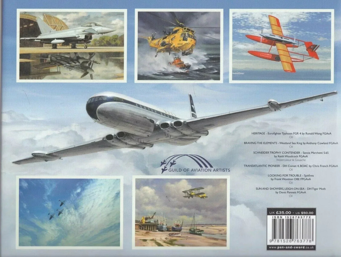 Flight Through the Ages: A 50th Anniversary Tribute to the Guild of Aviation Artists Book by Guild of Aviation Artists - Jaiman Toys