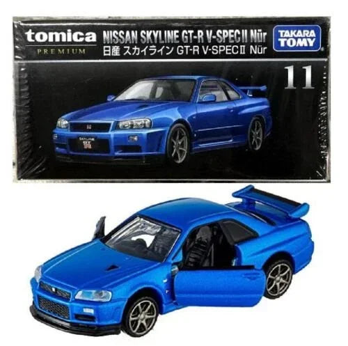 Tomica Premium 11 Nissan Skyline GTS-R V- SPEC II- TAKARA TOMY -Diecast Scale Model Car - Jaiman Toys