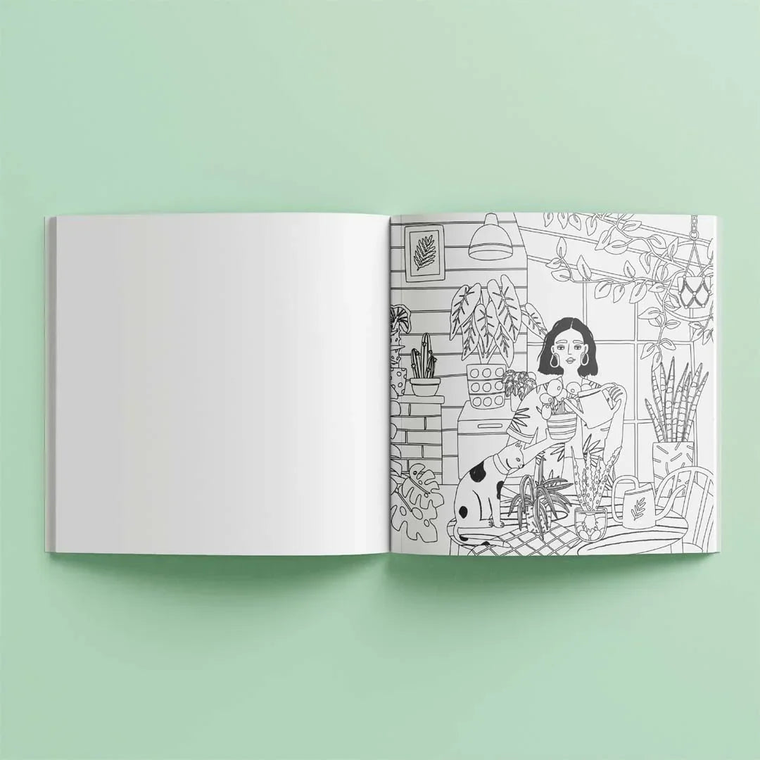 Art Maker Home Jungle Colouring Book - Jaiman Toys