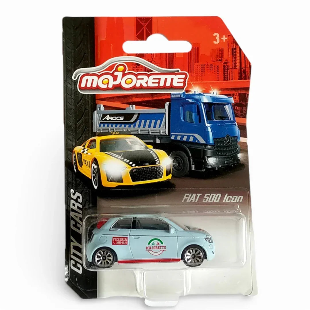 Majorette City Cars Fiat 500 Icon - Blue