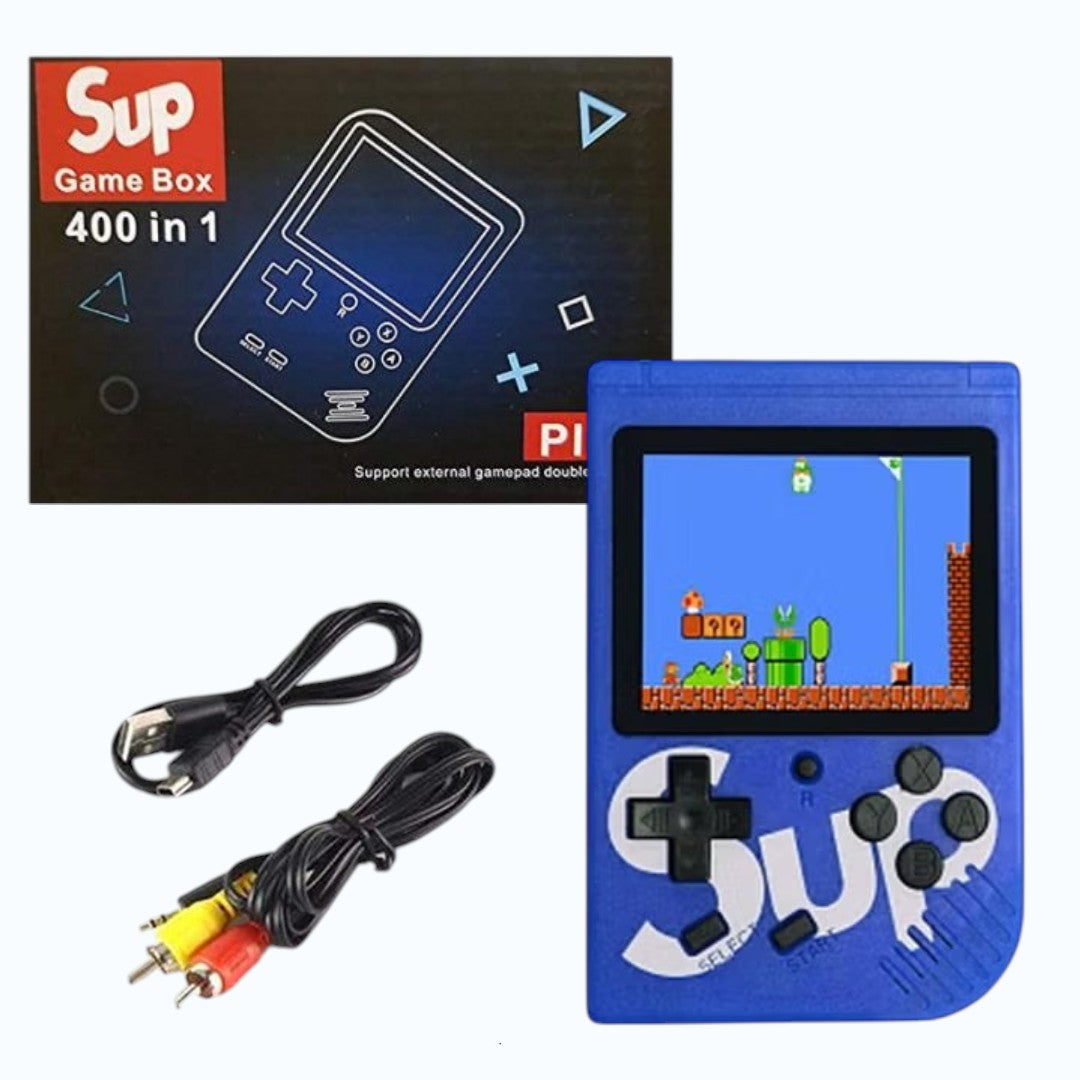 SUP Game Box 400 in 1 Plus Handheld Retro Gaming Console with Built-in Games, Rechargeable Battery & TV Output ๐ฎ