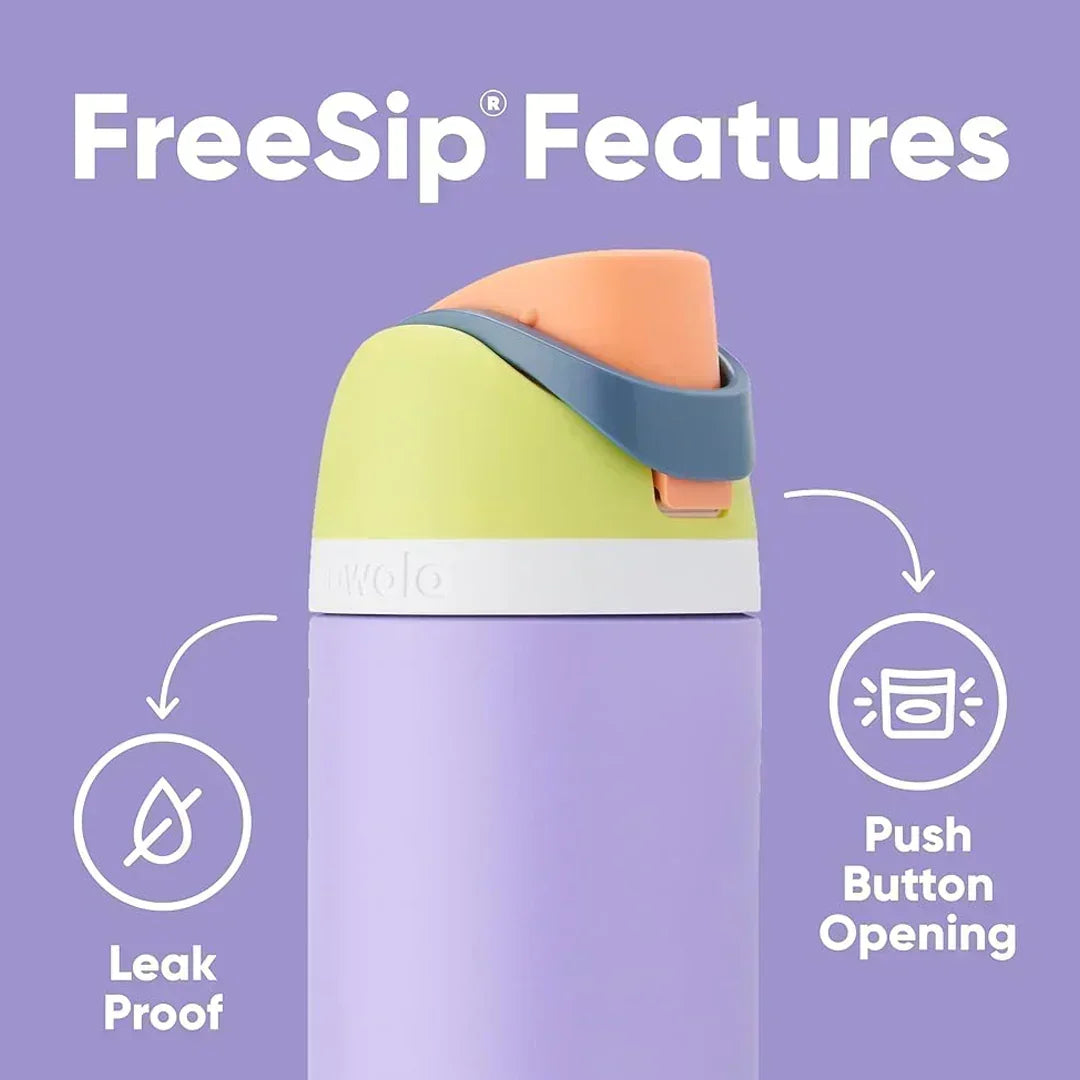 Owala FreeSip Insulated Stainless Steel Water Bottle with Straw for Sports, Travel, and School 24 OZ | 710 ML (Orange) - Jaiman Toys