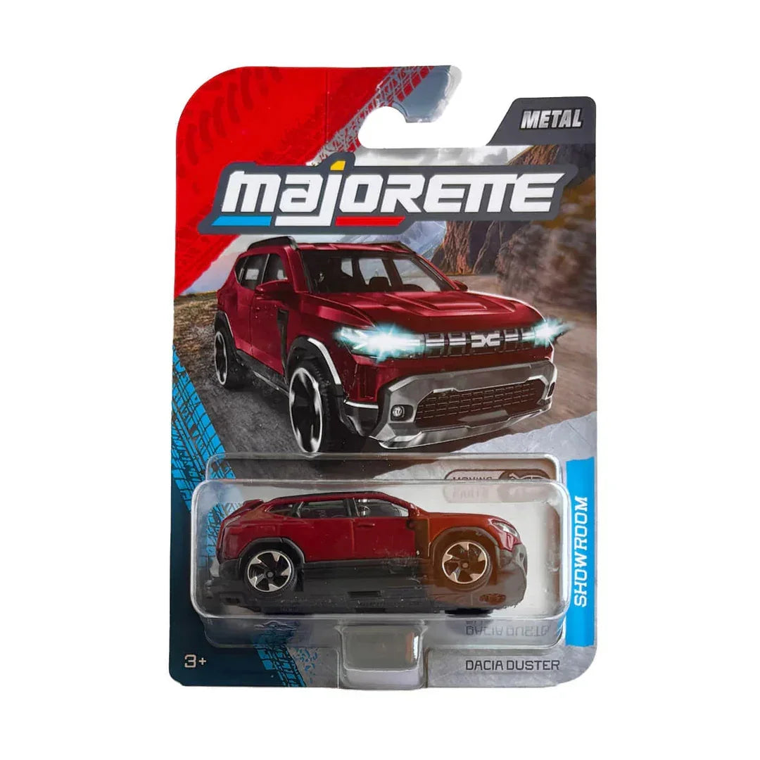 Majorette Showroom Dacia Duster Die-Cast SUV – Red | 1:64 Scale | Moving Parts | Metal