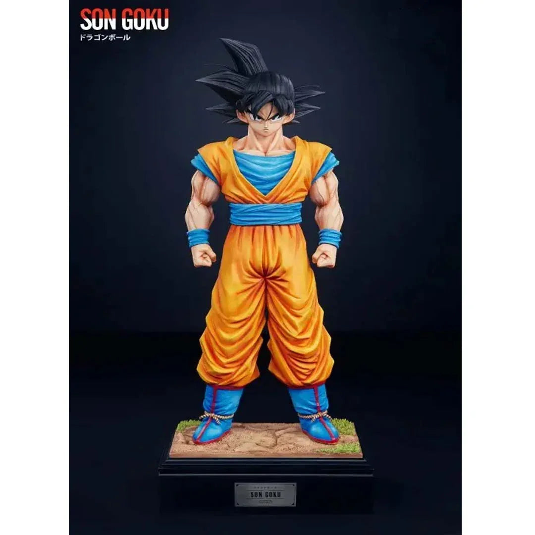 Dragon Balls Ultimate Action Figure Son Goku Super Saiyan Figure – 32cm PVC Anime Statue with Base | DBZ Collectible Model Toy Gift HW - Jaiman Toys