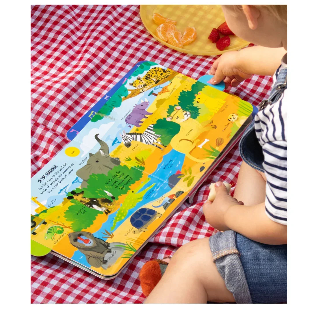 In the Wild! Pull-Tab Sound Book for Kids | Interactive Animal Sound Board Book