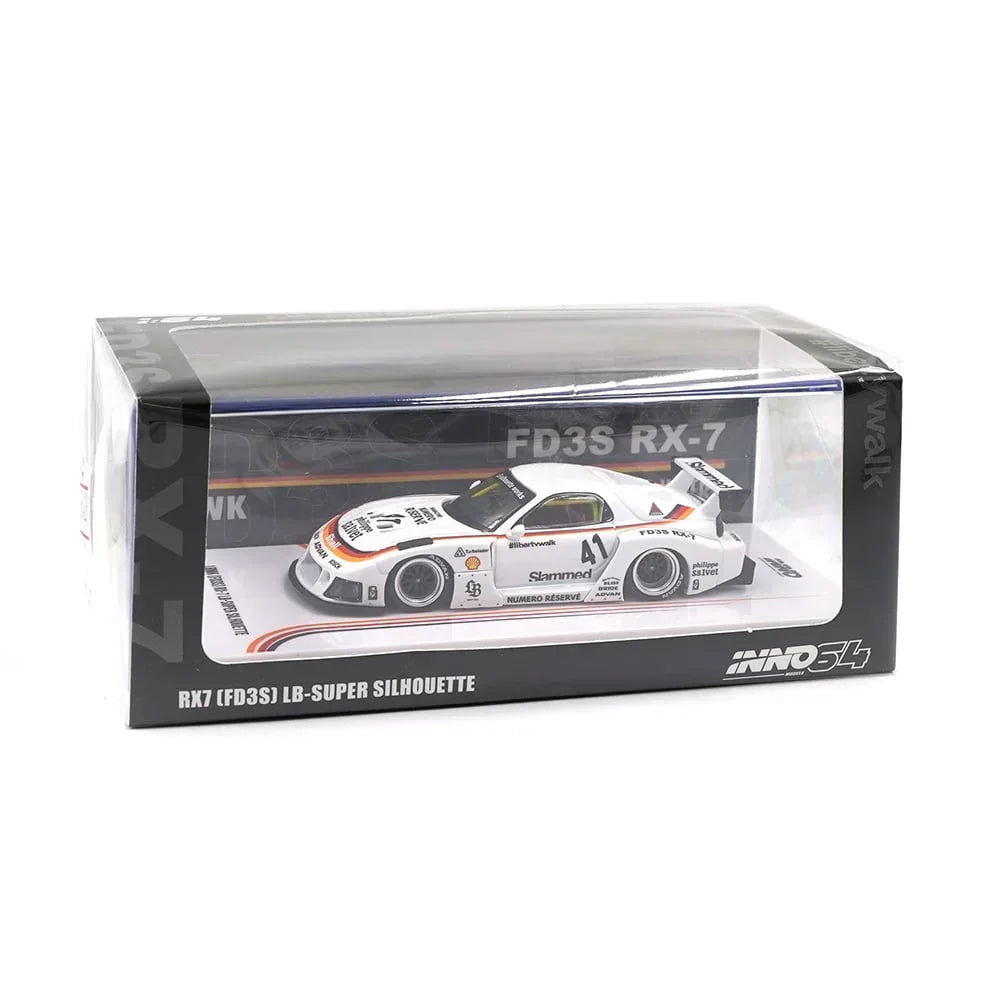 INNO64 1/64 Die-Cast MAZDA RX7 (FD3S) LB-SUPER SILHOUETTE - Jaiman Toys