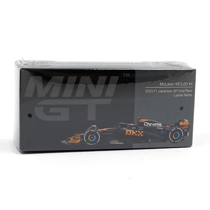 MINI GT McLaren MCL60 #4 – Lando Norris – 2023 F1 Japanese GP 2nd Place – Lando Norris - Jaiman Toys
