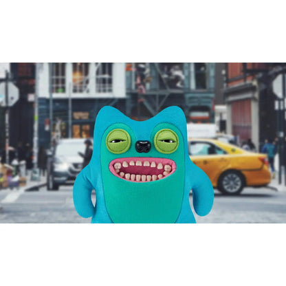 Fuggler New Fuggs on the Block 9 inch (Greedy Grinner), Funny Ugly Monster Soft Plush Toy by ZURU - Jaiman Toys