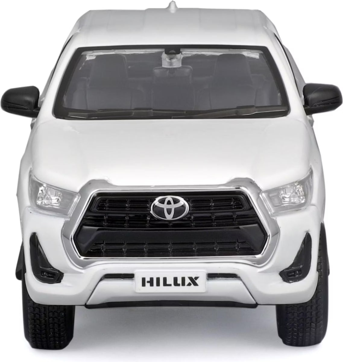 Maisto 1:24 Scale Die‑Cast Model – Toyota Hilux Pickup Truck (White) - Jaiman Toys