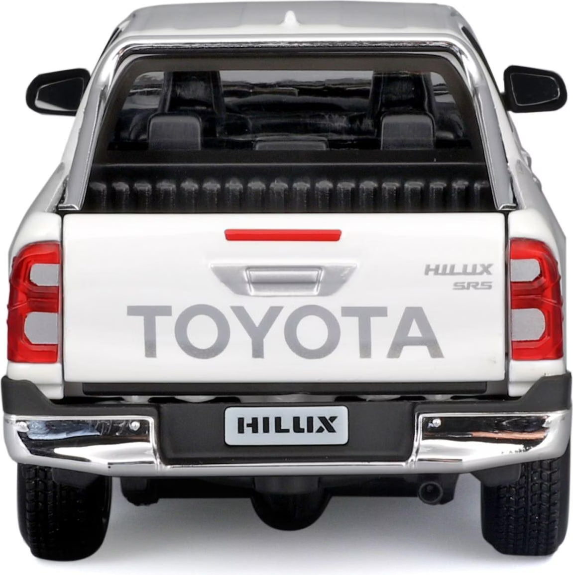 Maisto 1:24 Scale Die‑Cast Model – Toyota Hilux Pickup Truck (White) - Jaiman Toys