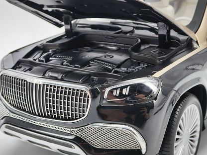 Paragon 1:18 Mercedes-Maybach GLS 600 Silver Diecast Model – Luxury SUV All-Opening Collector Car