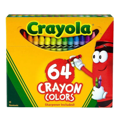 Crayola 64 Crayon Box for Age 3+ Years - Jaiman Toys
