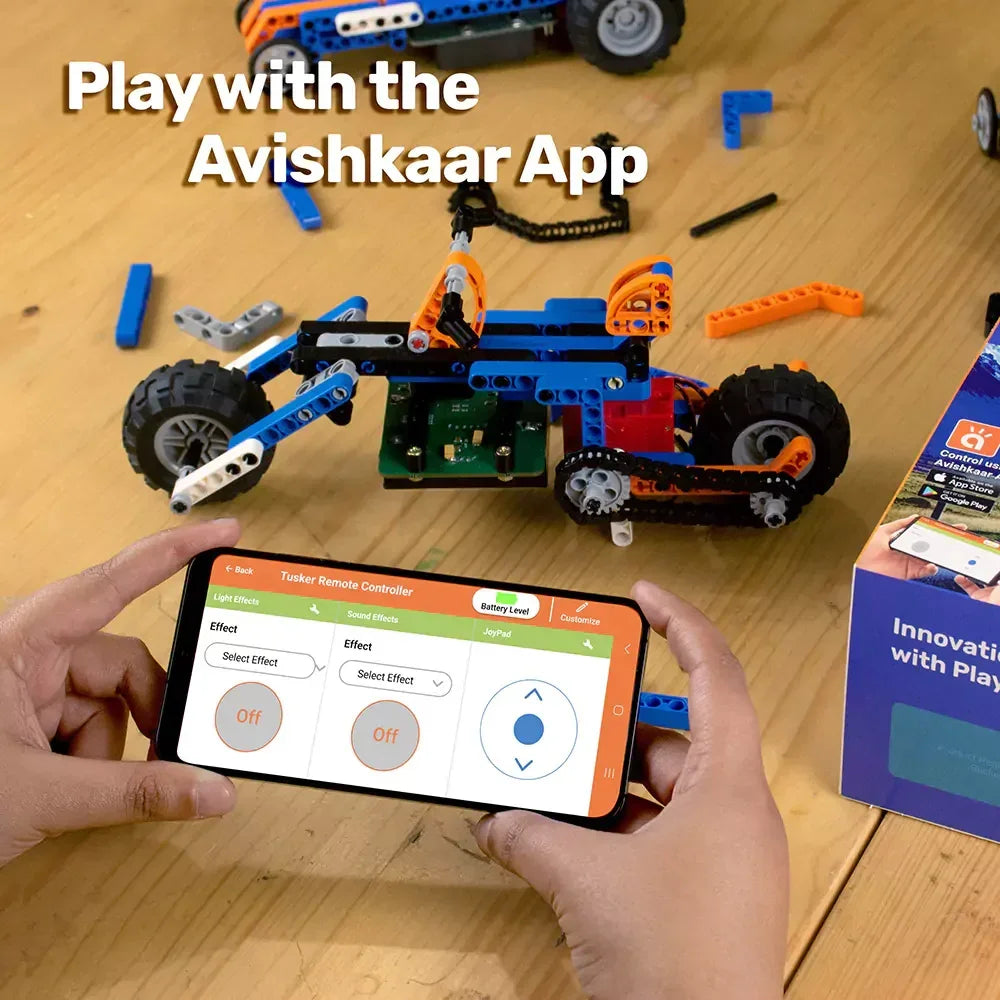 Avishkaar MEX Build-a-Bike Kit | 4-in-1 DIY STEM Bike & Car Kit | Ages 8+