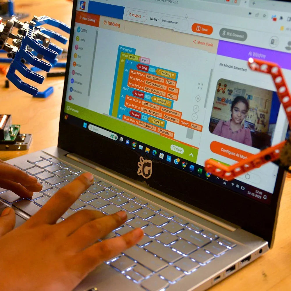 Avishkaar MEX 3‑in‑1 Robotic ARM Kit | Build, Code & Control Robots | STEM Kit for Ages 8+