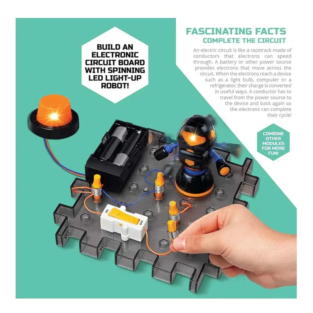Toy Circuitry Action Experiment Set - Robot Spinner - Jaiman Toys