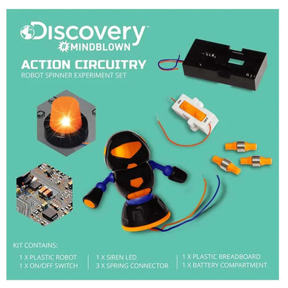 Toy Circuitry Action Experiment Set - Robot Spinner - Jaiman Toys
