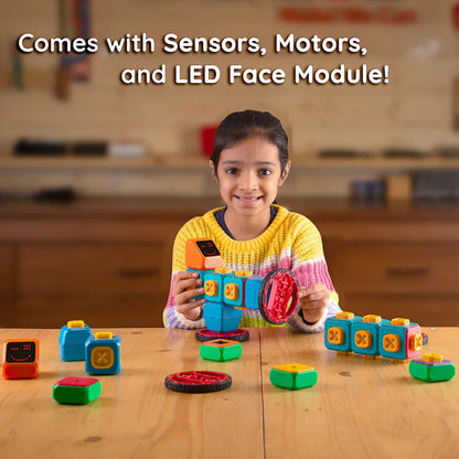 Avishkaar Tweak Robotics Kit for Kids | Modular STEM Toy with Block Coding & Sensors
