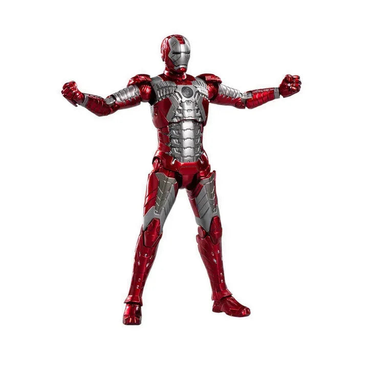 ZD Toys 1:10 Iron Man MK5 Luminous Version (1907-05) | Light-Up Function Arc Reactor | Scale Marvel Collectible Action Figure