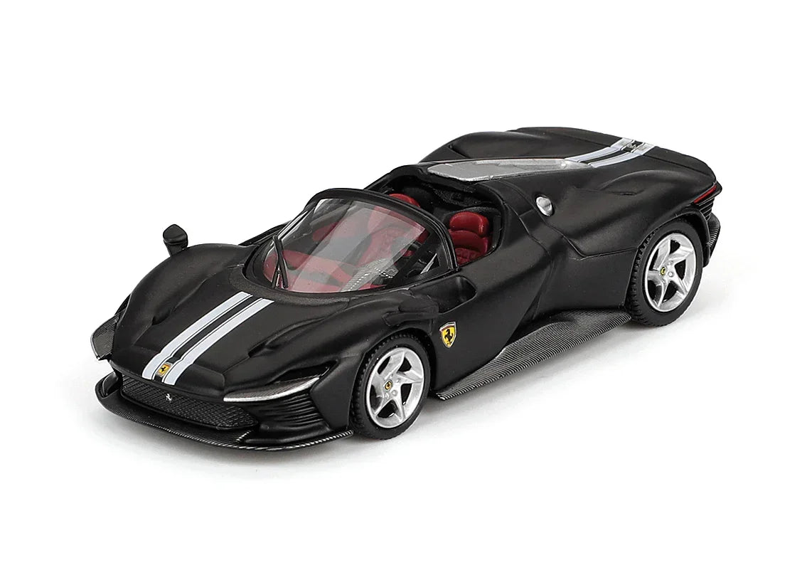 BBR 1:64 Ferrari Daytona SP3 Matt Black Diecast Model Car – Premium Collector Edition