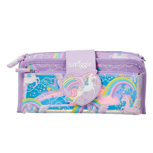Smiggle Unicorn Pencil Case Pouch For Kids - Jaiman Toys
