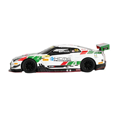 MiniGT Nissan GT-R NISMO GT3 #23 KCMG 2018 FIA GT World Cup Macau - Jaiman Toys