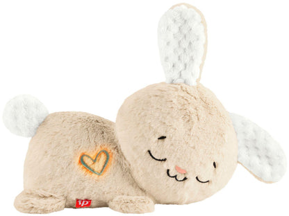 Fisher-Price Soothe & Settle Bunny Plush – Baby Sleep Soother with Music & Lights (0+ Months)