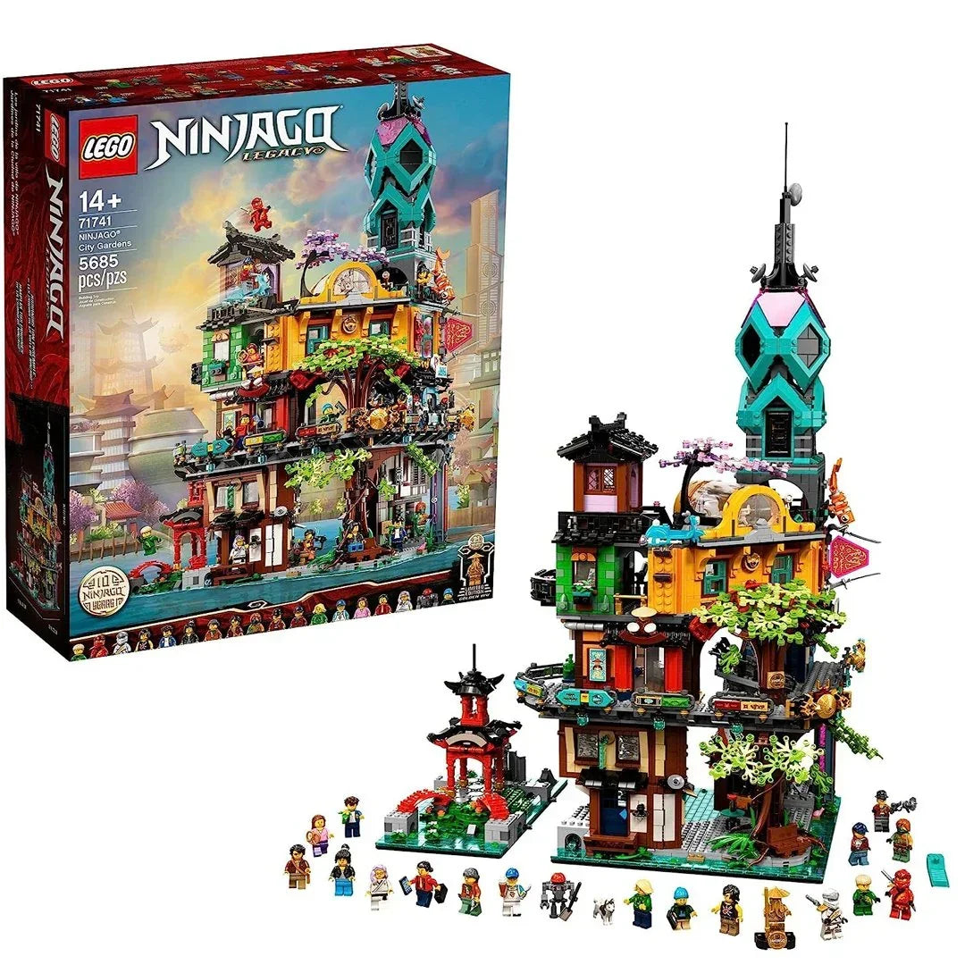 Lego NINJAGO City Gardens 71741 Building Kit; Ninja House Playset Featuring 19 Minifigures, New 2021 (5,685 Pieces), Multicolor - Jaiman Toys