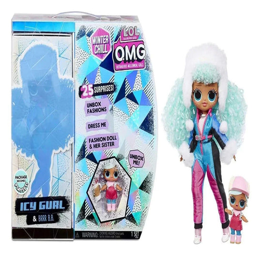 LOL Surprise! O.M.G. Fashion Doll with More Surprises for Kids Age 3+ (ICY Gurl &amp; BRRR B.B) - Jaiman Toys