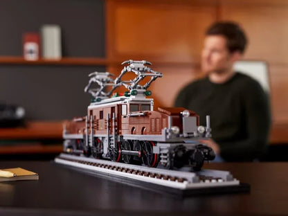 LEGO Crocodile Locomotive 10277 Building Kit; Recreate the Iconic Crocodile Locomotive with This Train Model