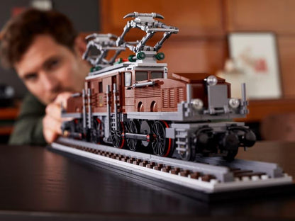 LEGO Crocodile Locomotive 10277 Building Kit; Recreate the Iconic Crocodile Locomotive with This Train Model