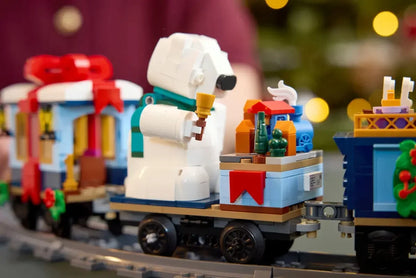 LEGO 10361 Holiday Express Train – Christmas Building Set (956 Pieces) | Festive Collectible Train Toy For Adults & Kids
