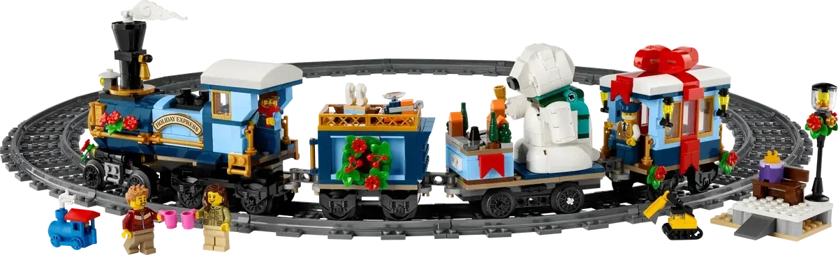 LEGO 10361 Holiday Express Train – Christmas Building Set (956 Pieces) | Festive Collectible Train Toy For Adults & Kids