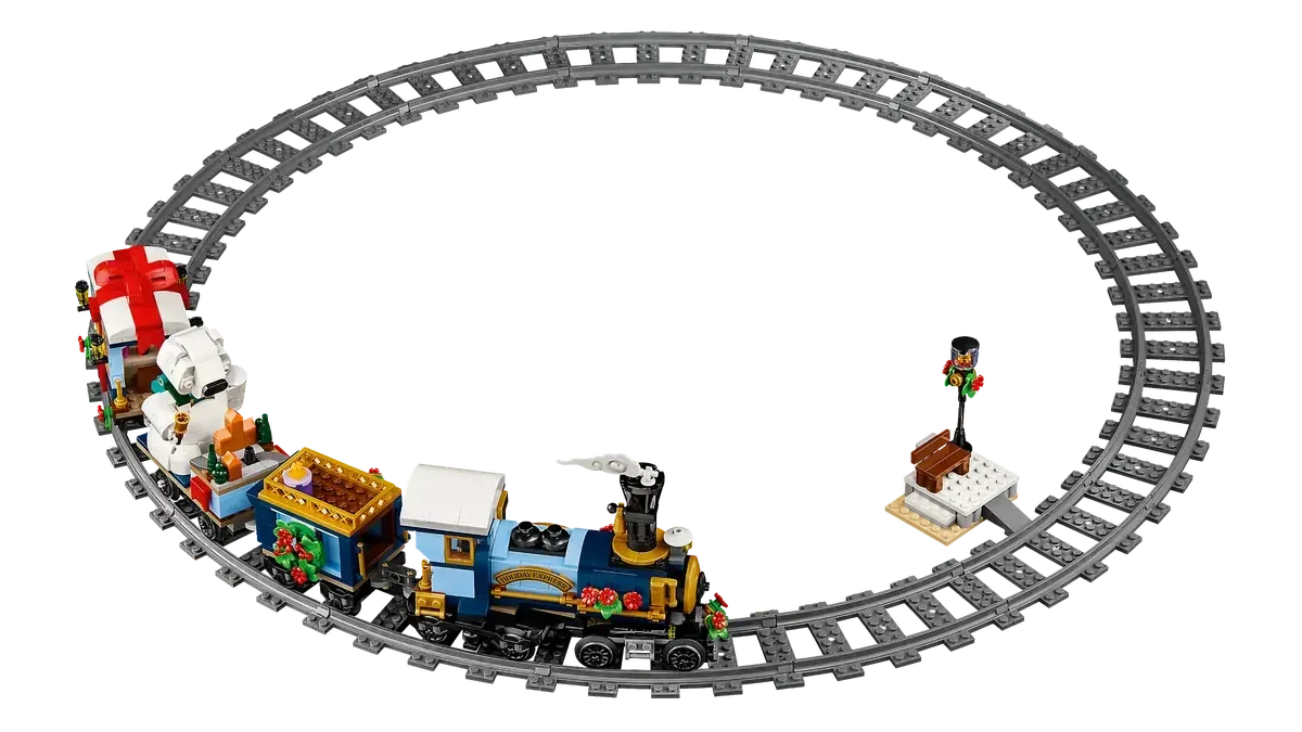 LEGO 10361 Holiday Express Train – Christmas Building Set (956 Pieces) | Festive Collectible Train Toy For Adults & Kids