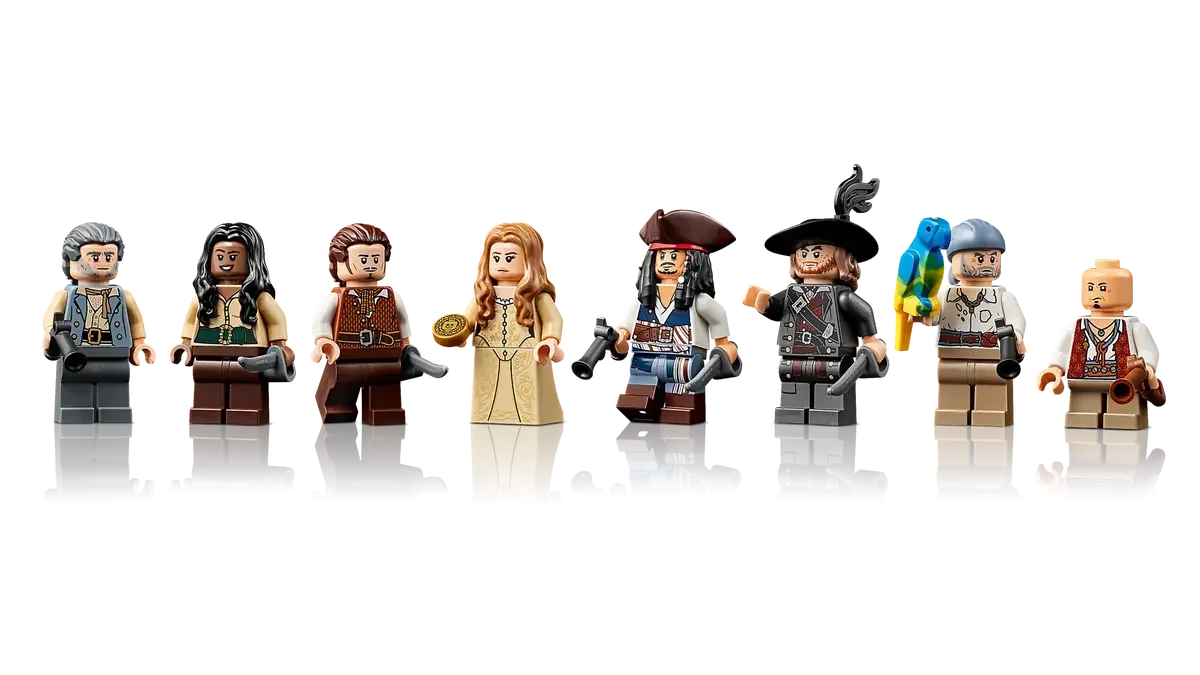 LEGO® 10365 Icons Captain Jack Sparrow’s Pirate Ship – Collectible Pirates of the Caribbean Ship Model ( 2862 Pieces)