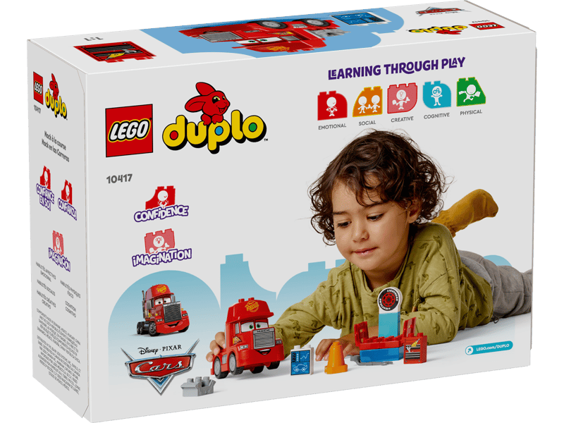 LEGO 10417 DUPLO Disney Pixar Cars Mack at the Race | Toddler Truck Building Toy Set