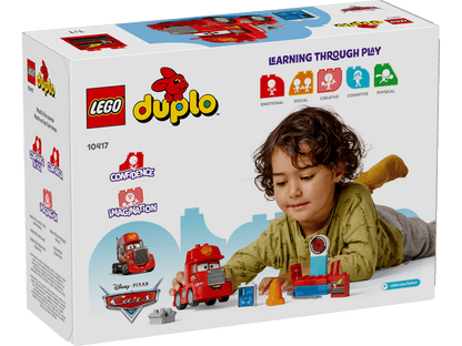 LEGO 10417 DUPLO Disney Pixar Cars Mack at the Race | Toddler Truck Building Toy Set