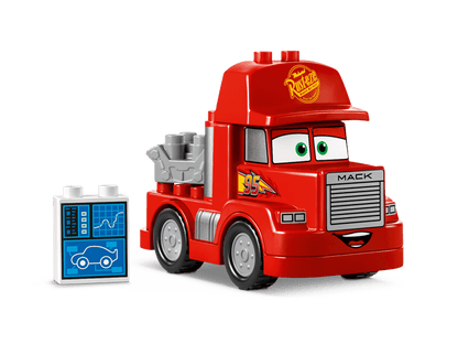 LEGO 10417 DUPLO Disney Pixar Cars Mack at the Race | Toddler Truck Building Toy Set