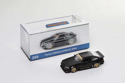 Die Cast Team 1:64 Toyota Wide-Body AE86 Diecast Model Car | Premium JDM Collectible Display Edition | Variant 200 & 205