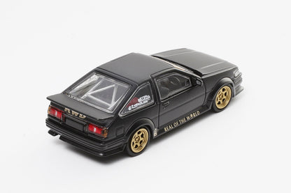 Die Cast Team 1:64 Toyota Wide-Body AE86 Diecast Model Car | Premium JDM Collectible Display Edition | Variant 200 & 205