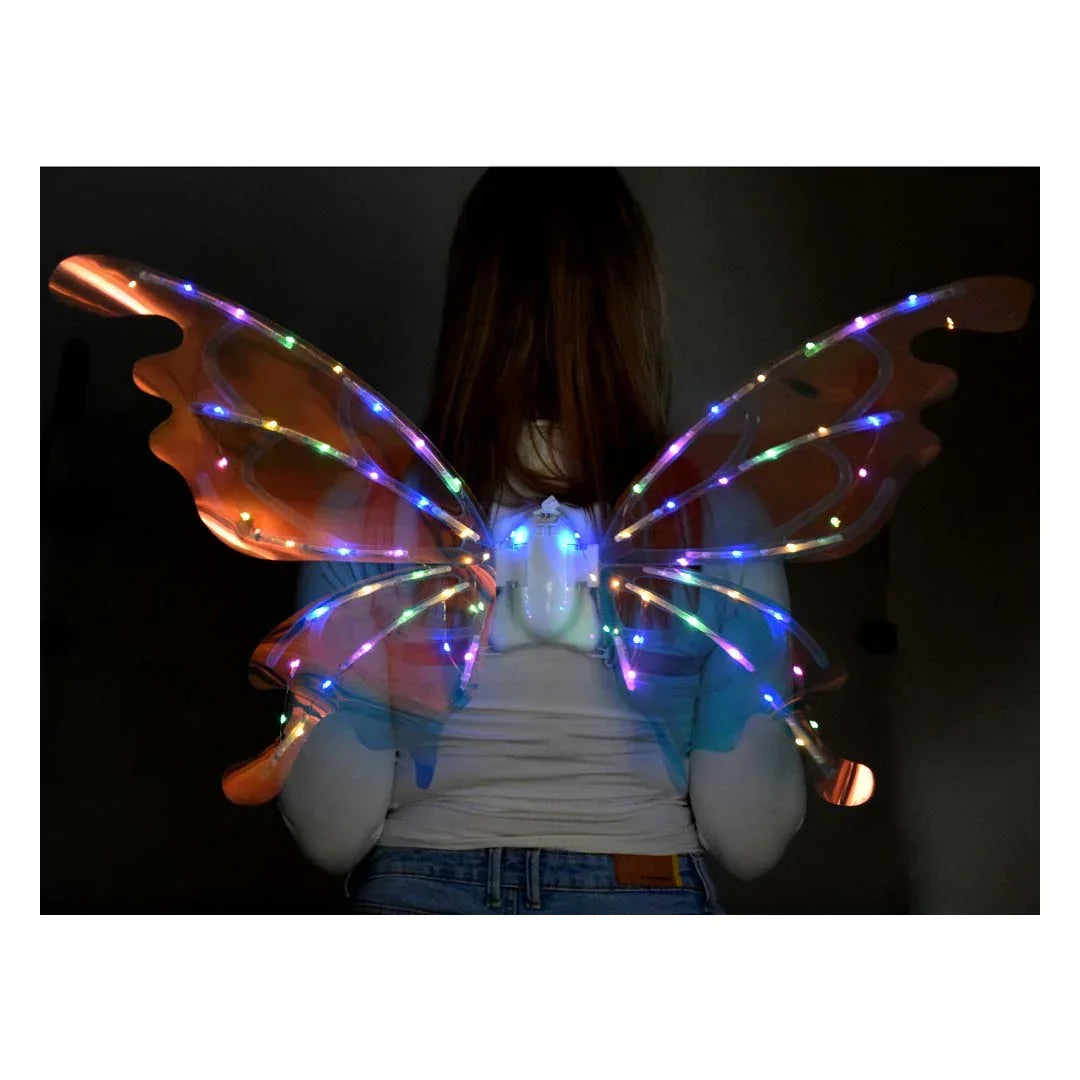 Enchanting LED Glowing Fairytale Wings – Perfect for Butterfly, Elf, and Fairy Costumes for Girls Aged 3+ - Jaiman Toys